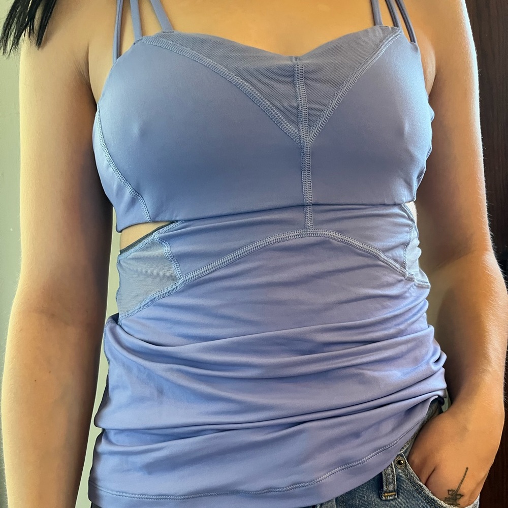 Lululemon Lilac Strappy Exercise Tank